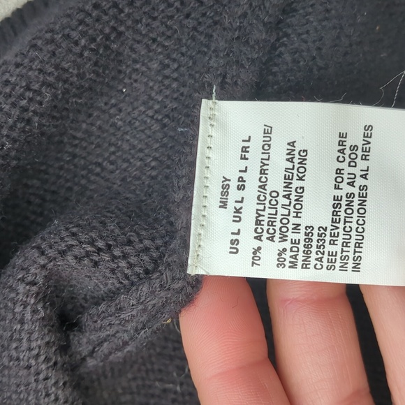 Vintage Nipon Studio Beaded Long 1/2 button Cardigan Sweater - Picture 12 of 14